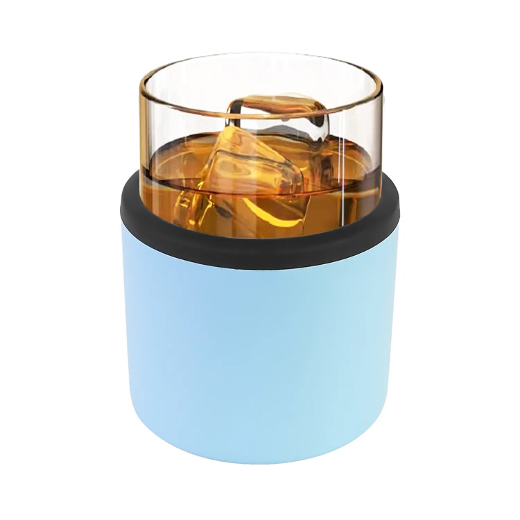11oz unic din oțel inoxidabil din lemn de whisky whisky