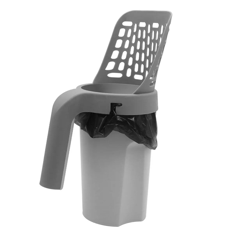 2 în 1 gunoi de pisică excremente portabile all-in-one gunoi de pisică