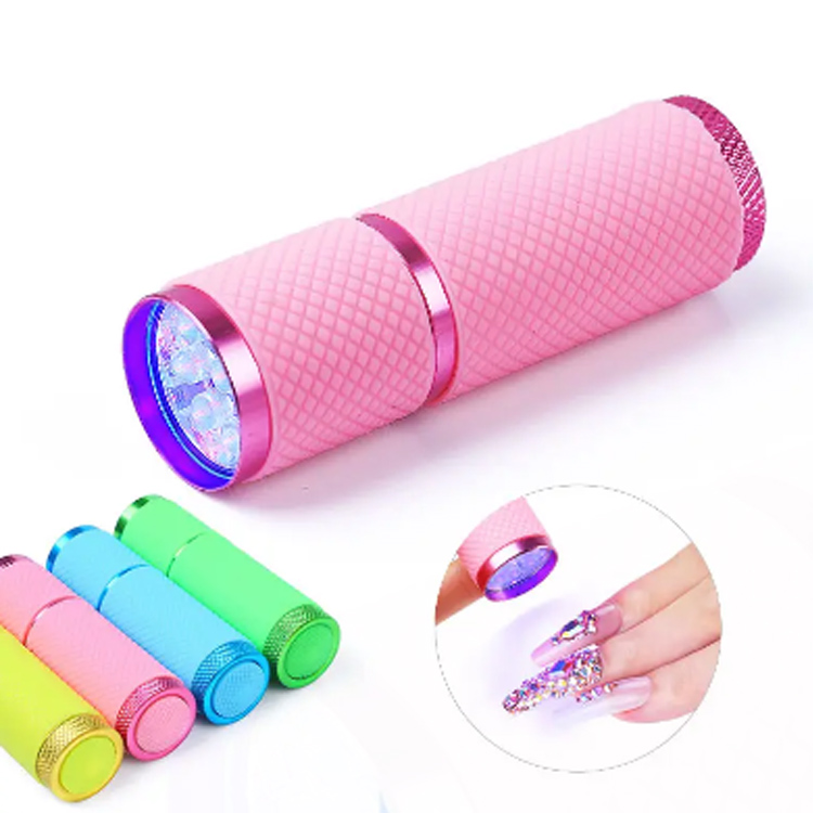 2024 Gel de întărire Lumina Light Dryer Fast 9 LED UV Mini Lampa de unghii