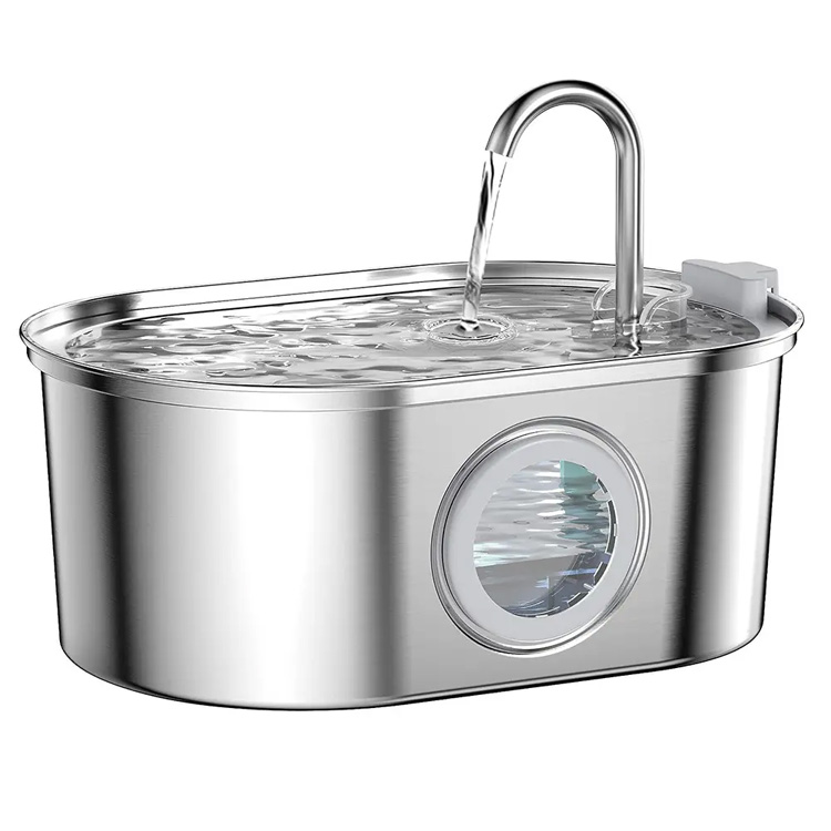 Fântâna pentru animale de companie 3.2L 304 Fântâna pentru animale de companie din oțel inoxidabil