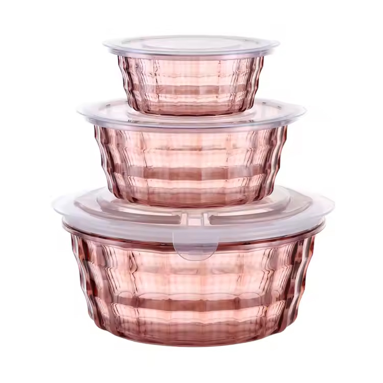 Containere alimentare rotunde fără