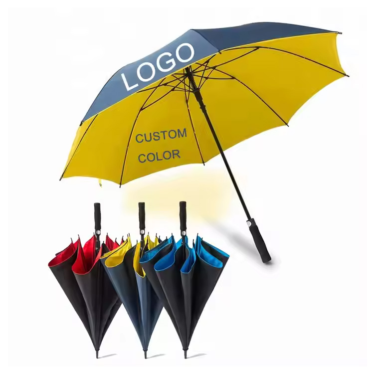 Umbrelă de afaceri cu un canope dublu cu logo personalizat