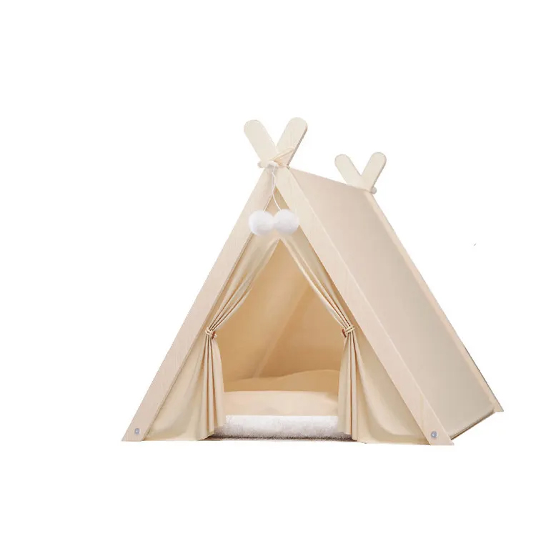 Mobilier pentru animale de companie confortabil Portabil Teepee Casa de cort