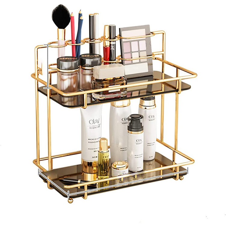 Organizator pentru raft de depozitare pentru rafturi cosmetice