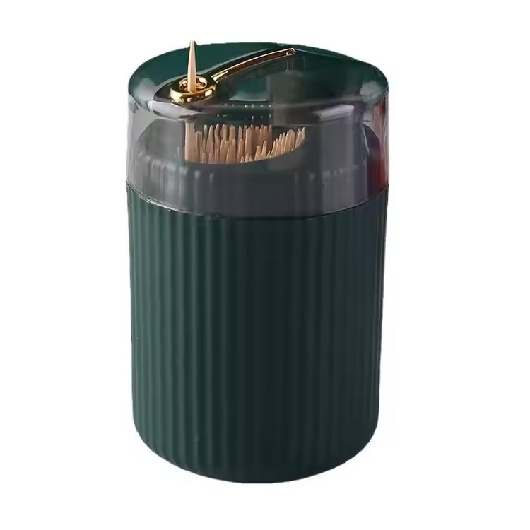 Dozator Cutie de depozitare tip împingere Suport recipient pentru scobitoare