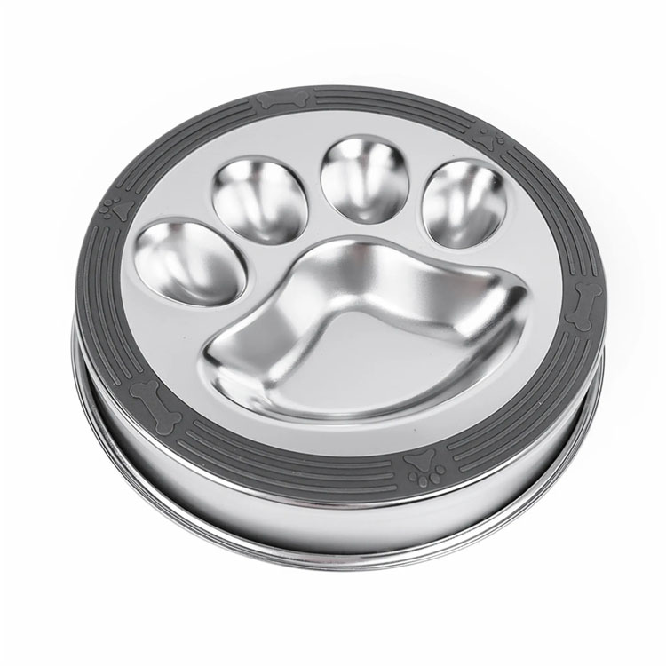 Bowl pentru câini care prezintă mâncarea de mâncare pentru câini pentru covorașă fără alunecare
