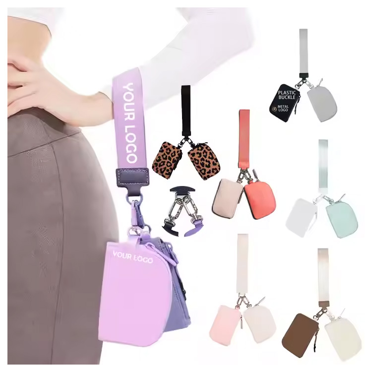 Dualbag dublu, încheietura mâinii, pungă dublă, geantă cu brelocul