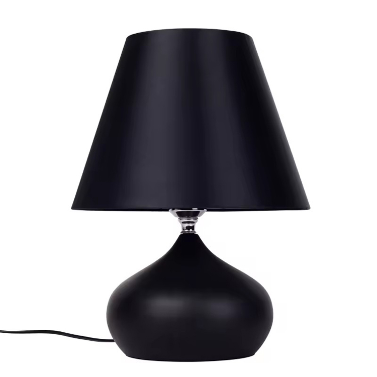 Lampă de noptieră pentru dormitor Nordic Factory Mini Lampă de masă neagră