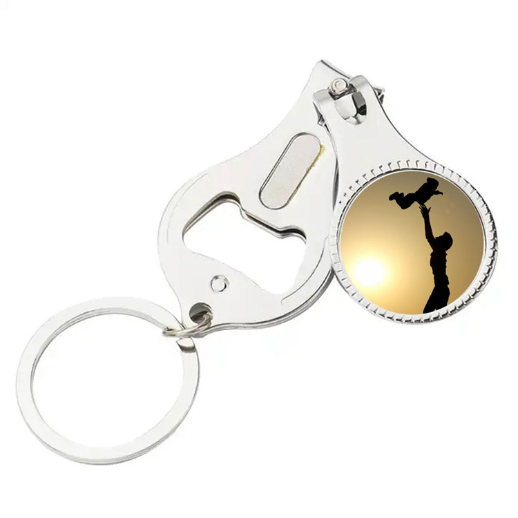 Deschizător de degete de mână pliabil Breloc pentru unghii Foarfece pentru unghii