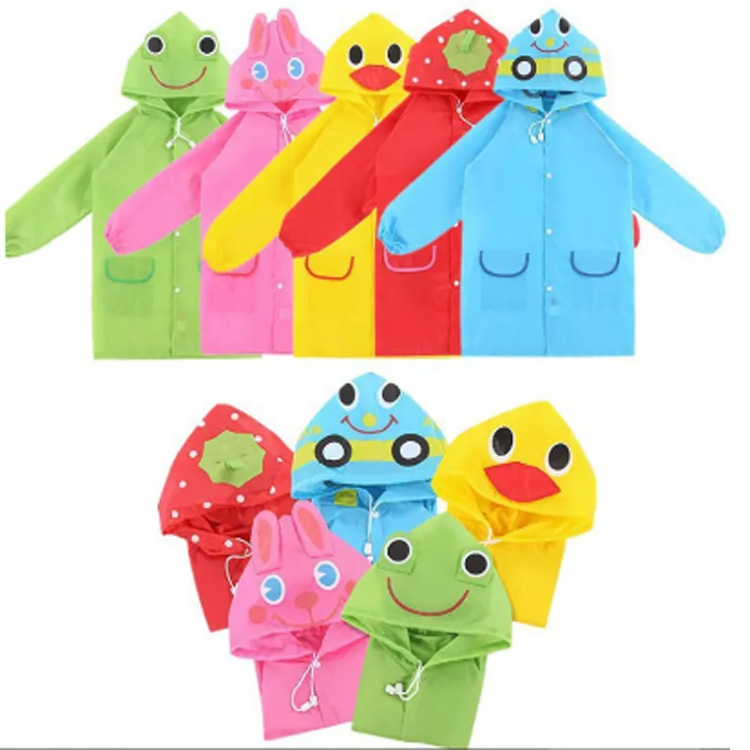 Cartooană funky impermeabilă animal îmbrăcăminte pentru copii