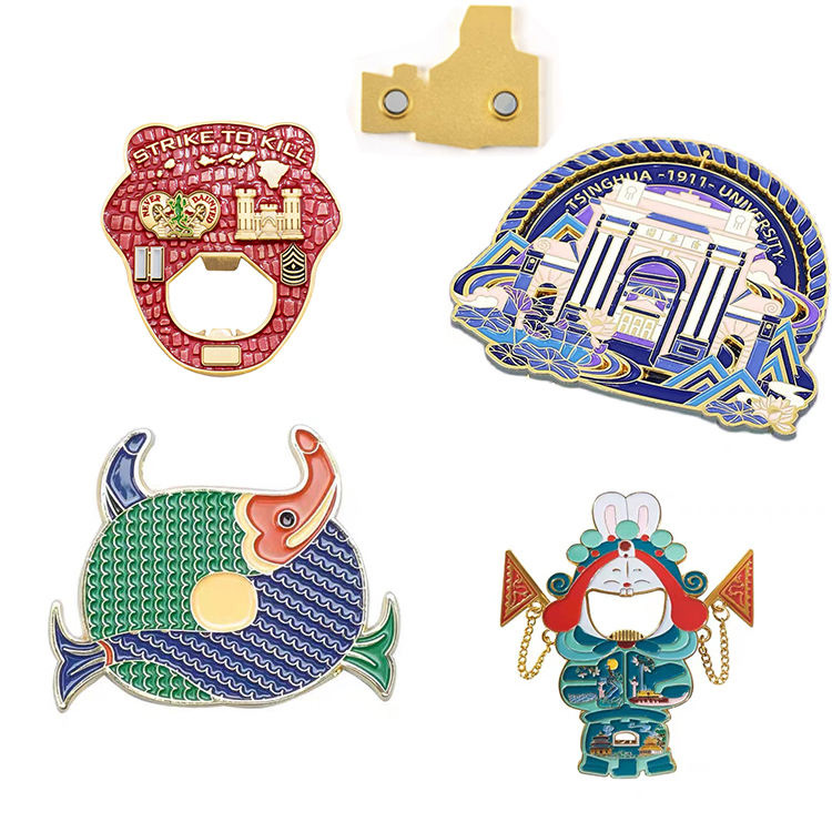 Magneți pentru frigider din metal cu sclipici Magneți promoționali pentru frigider