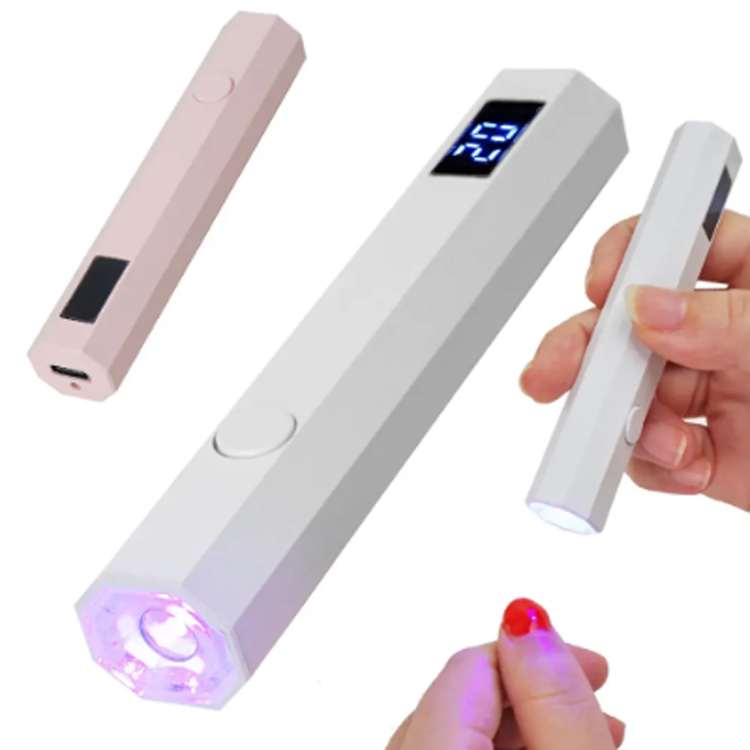 Lampa de manichiură portabilă cu afișaj digital mini lampă de copt