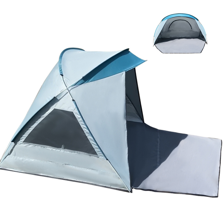 Cort de plajă Glamping de înaltă calitate pentru 4 adulți, cu deschidere rapidă