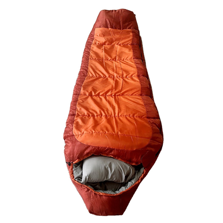 Promoție mare Sac de dormit mumie pentru adulți cu pernă pentru drumeții