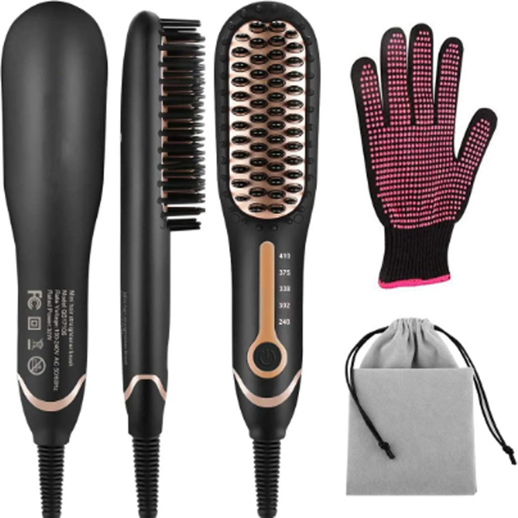 Perie de fier Comb -pieptene caldă de coafură ceramică de coafură electrică