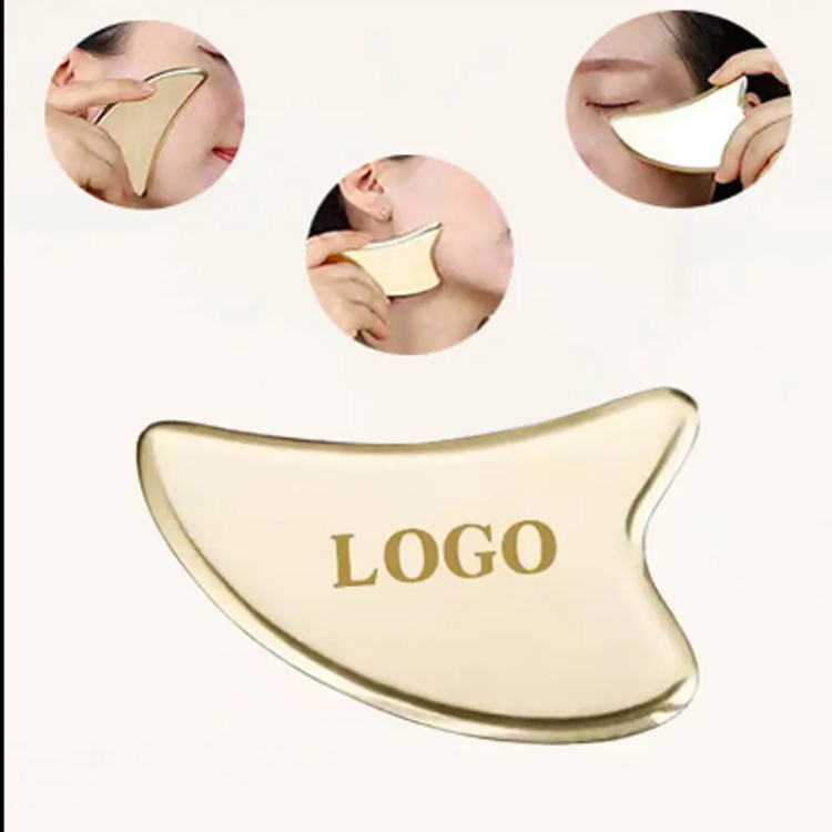 Jade Facial Massager în formă de inimă față de masaj Gua Sha