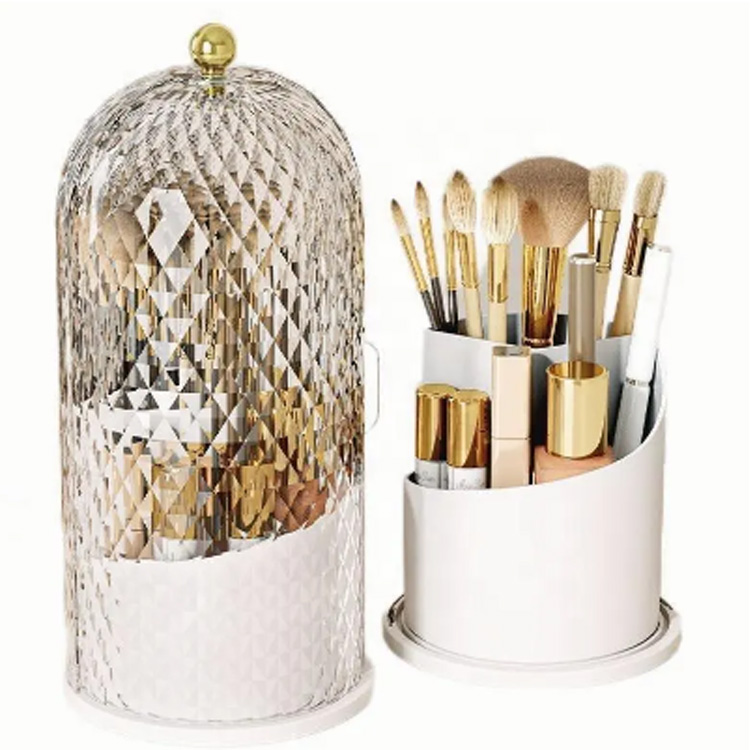Denumire de perii de machiaj Organizator de produse cosmetice transparente
