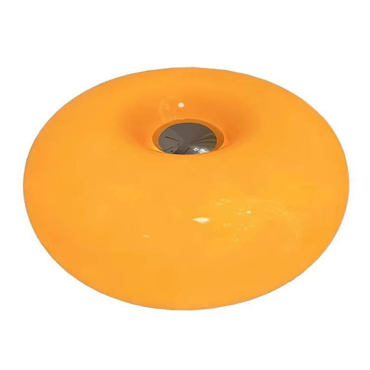 Lampă Nordică Bauhaus Medieval Led Glass Donut Lampă de masă