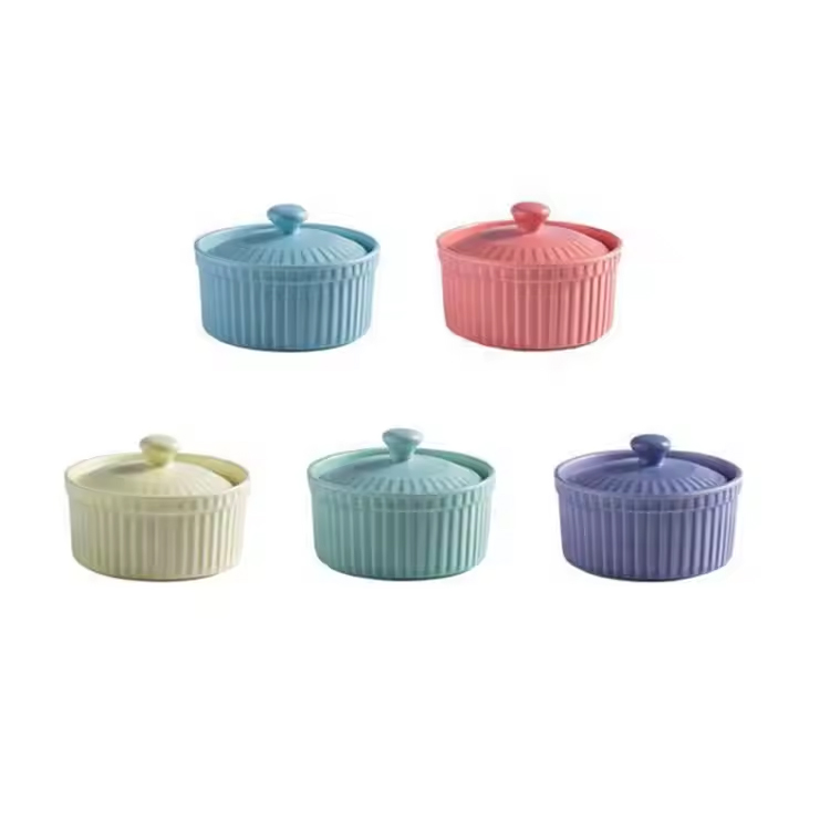 Cuptor în siguranță personalizat minunat rotund rotund ramekin boluri
