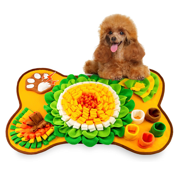 Jucărie puzzle pentru animale de companie Slow Feeder Training Dog Snuffle Mat