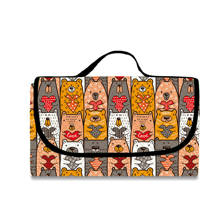 Covor de picnic rulat Covoraș portabil pentru picnic de camping în aer liber