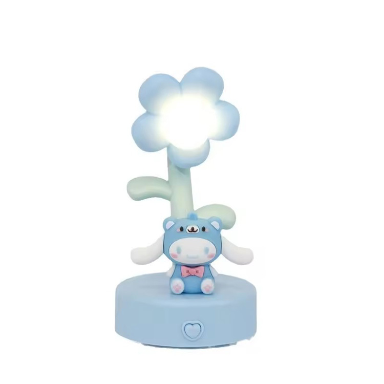 Cadou creativ popular Cinnamoroll Anime Tricolor Lampă de birou