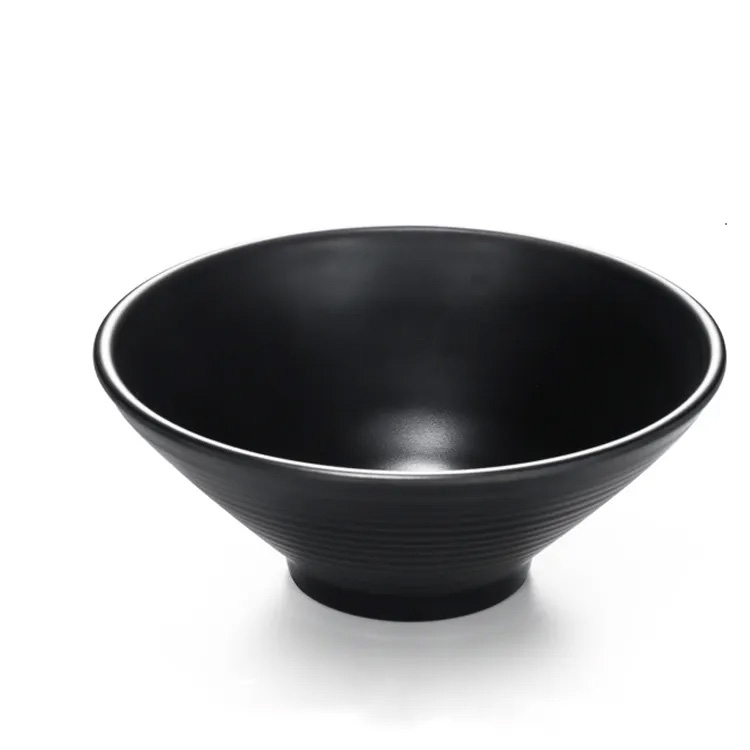 Restaurant A5 Bowl ramen de melamină neagră de înaltă calitate, de înaltă calitate