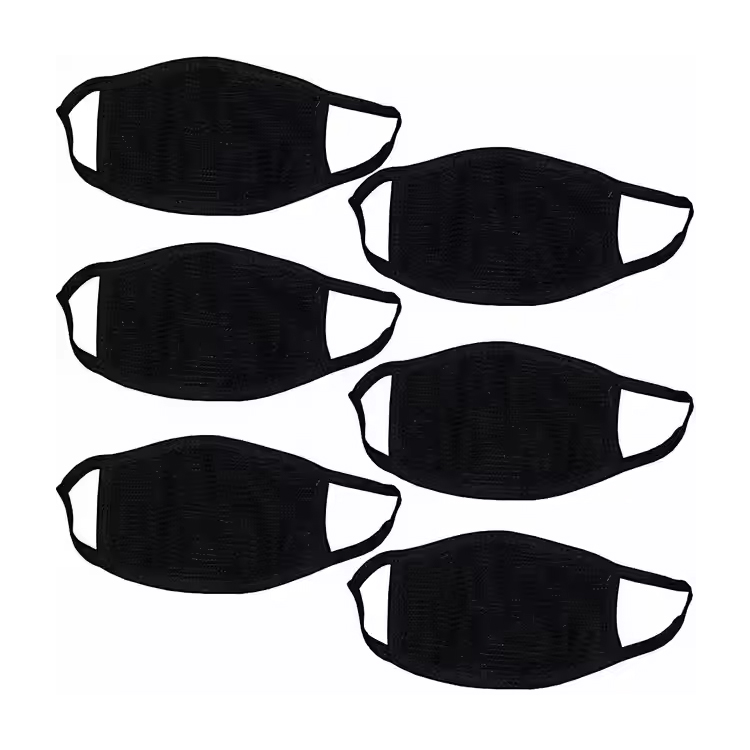 Unisex negru praf de bumbac bumbac bumbac